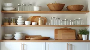 Co postawić na górnych szafkach w kuchni