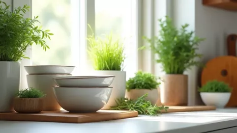 Co postawić na szafkach w kuchni