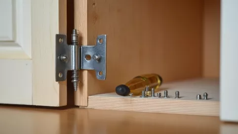 Jak naprawić wyrwany zawias w szafce