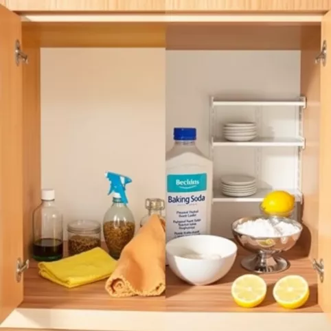 Jak pozbyć się zapachu z szafek kuchennych