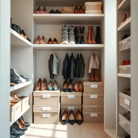 Jak przechowywać buty w szafie