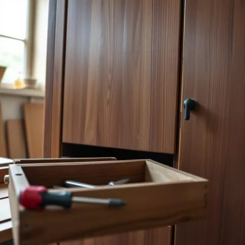 Jak rozebrać starą szafę