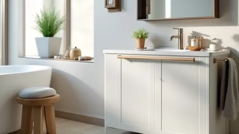 Na jakiej wysokości szafka w łazience