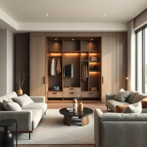 Szafa w salonie inspiracje