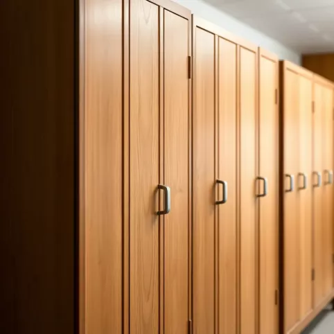 Szafki do szatni drewniane